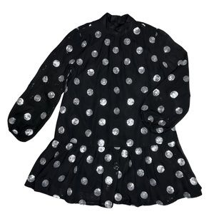 Milly Minis Rori Dot Sequin‎ Dress